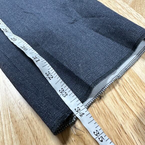 Jack Victor NWOT Men's 40R Charcoal Gray Polyester Unhemmed Dress Pant Italy - Picture 8 of 8